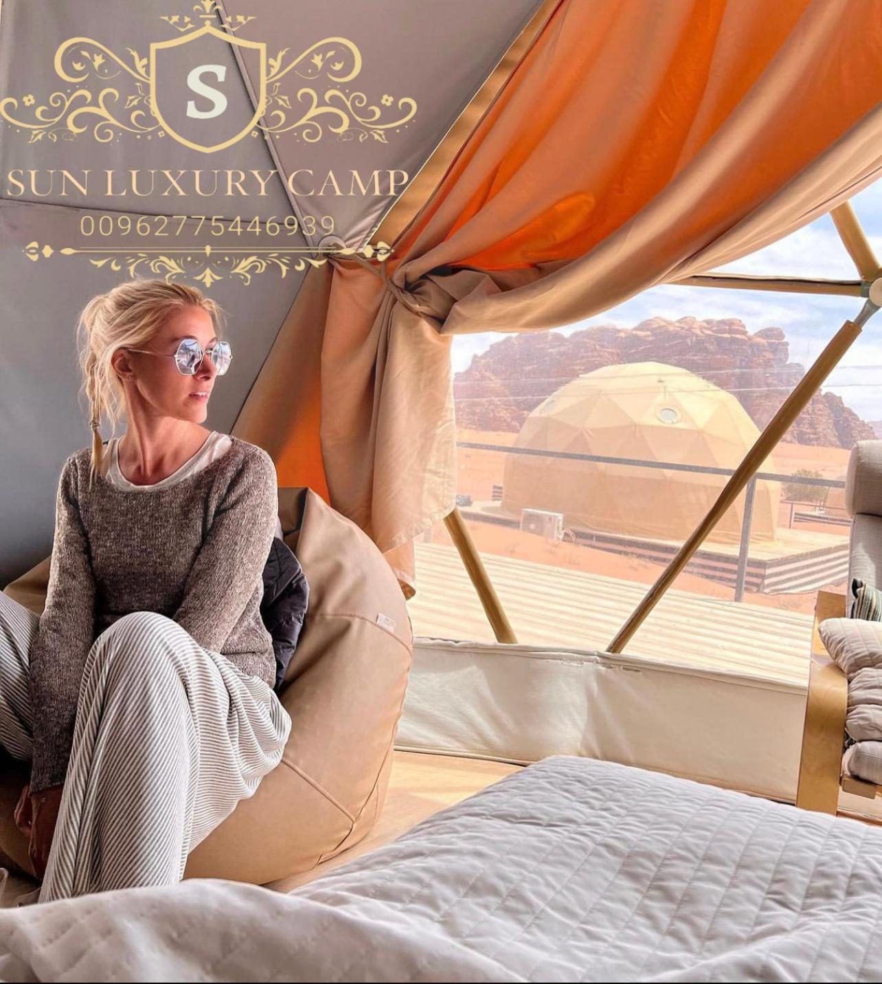 Sun Luxury Camp &Tour Lägenhet Wadi Rum Exteriör bild